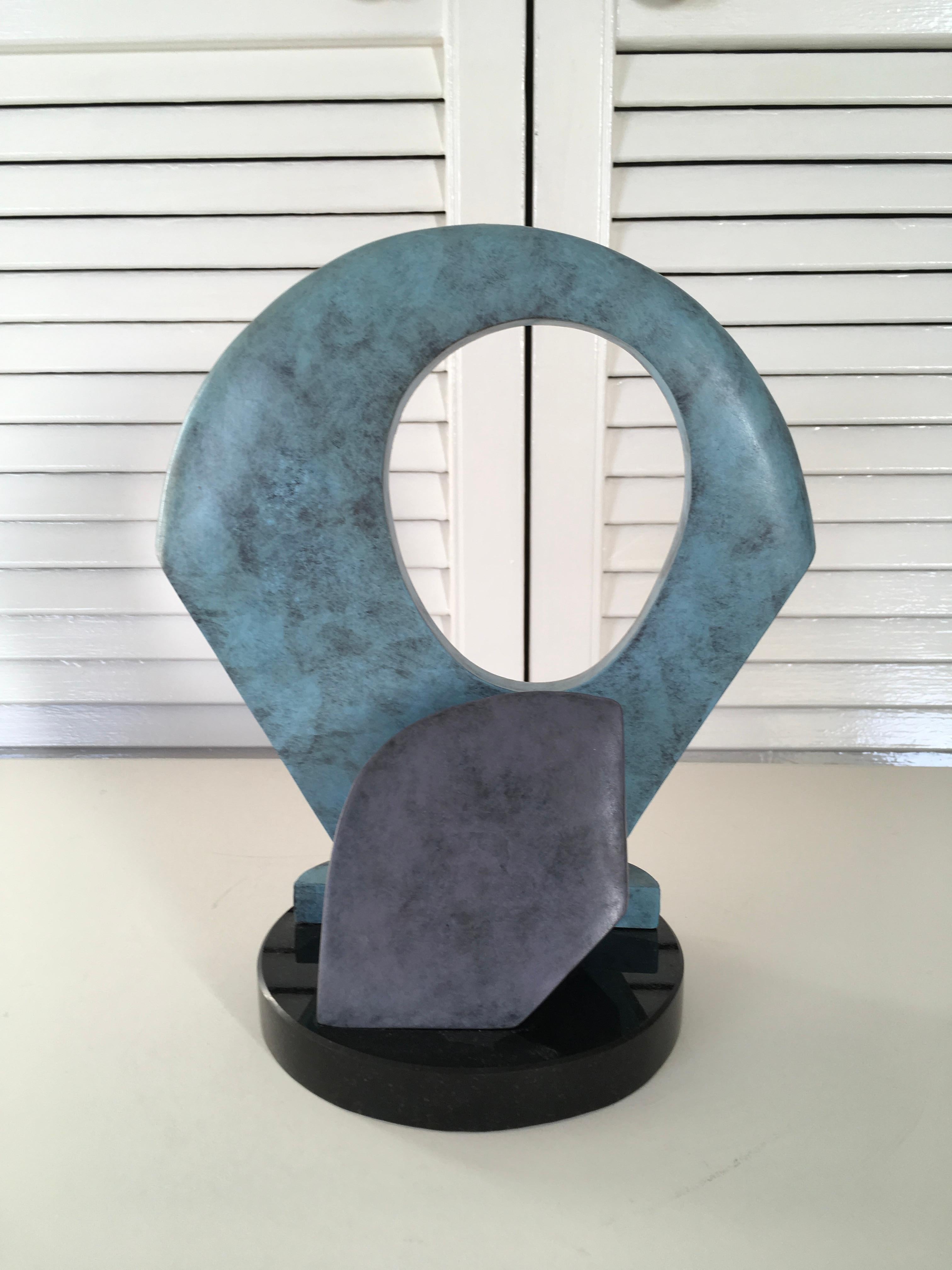Formas de sílex-escultura abstracta original-obra de arte en venta-Arte contemporáneo - Sculpture de David Sprakes