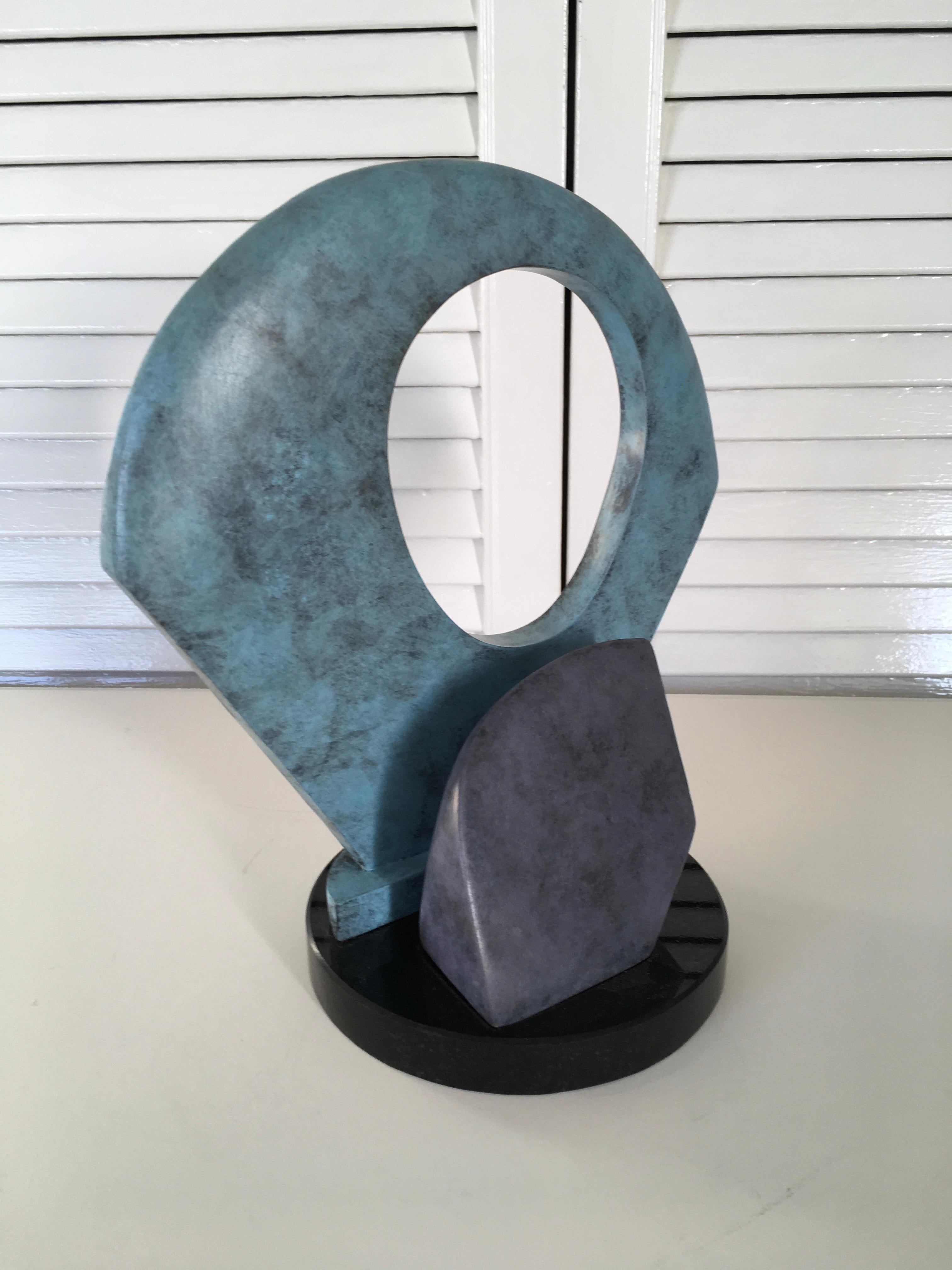 Formas de sílex-escultura abstracta original-obra de arte en venta-Arte contemporáneo - Sculpture Moderno de David Sprakes