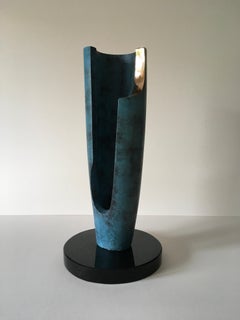 Used Tall Hollow  - Tabletop limited edition sculpture Bronze 