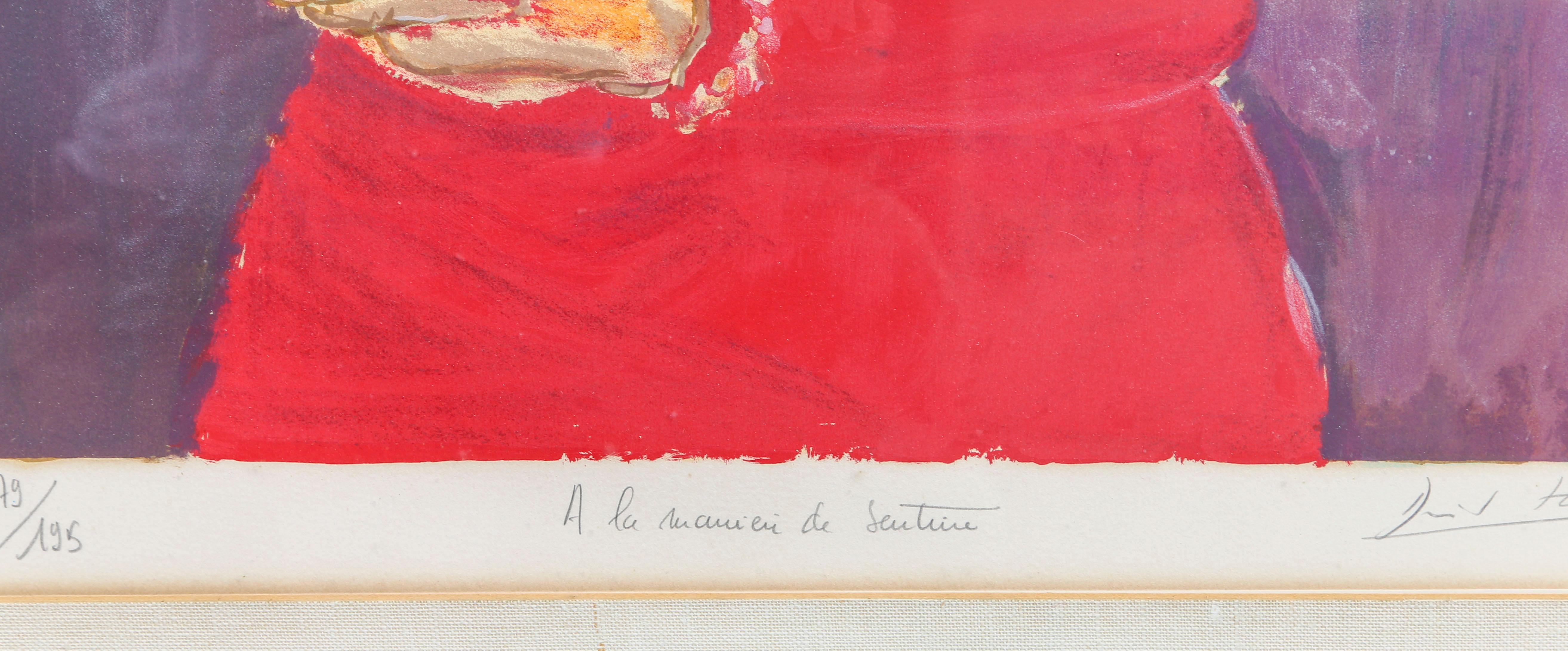 A La Maniere de Schiele, Lithograph by David Stein For Sale 2