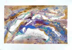 David Stephens - Monotype I Peinture abstraite, couleurs opaques et transparentes, signée Monotype I Peinture abstraite, couleurs opaques et transparentes, signée