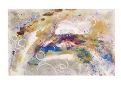 Monotype II Abstract Painting, Opaque and Transparent Colors, Signed