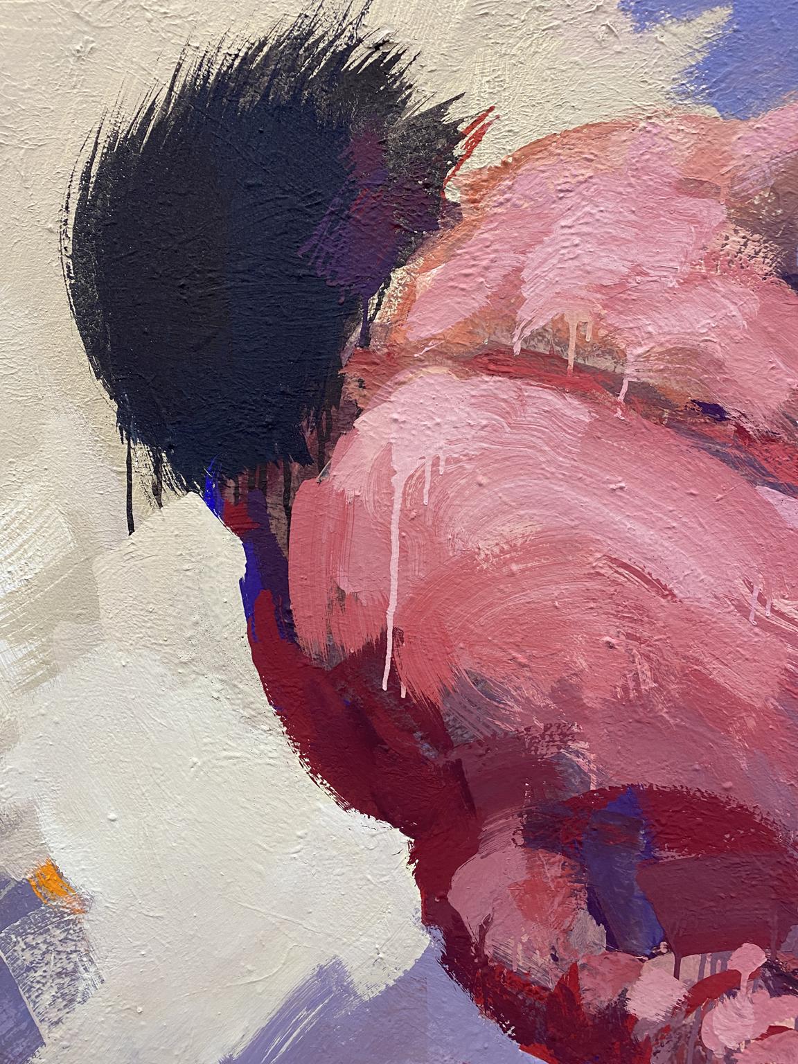 Studio della figura per Gli Antagonisti
David Stern (Germania, nato nel 1956)
Acrilici su tela
66 pollici per 41 pollici
Firmato a mano dall'artista, certificato di autenticità disponibile
Colori: Viola, giallo, rosso, blu
Parole chiave usate per