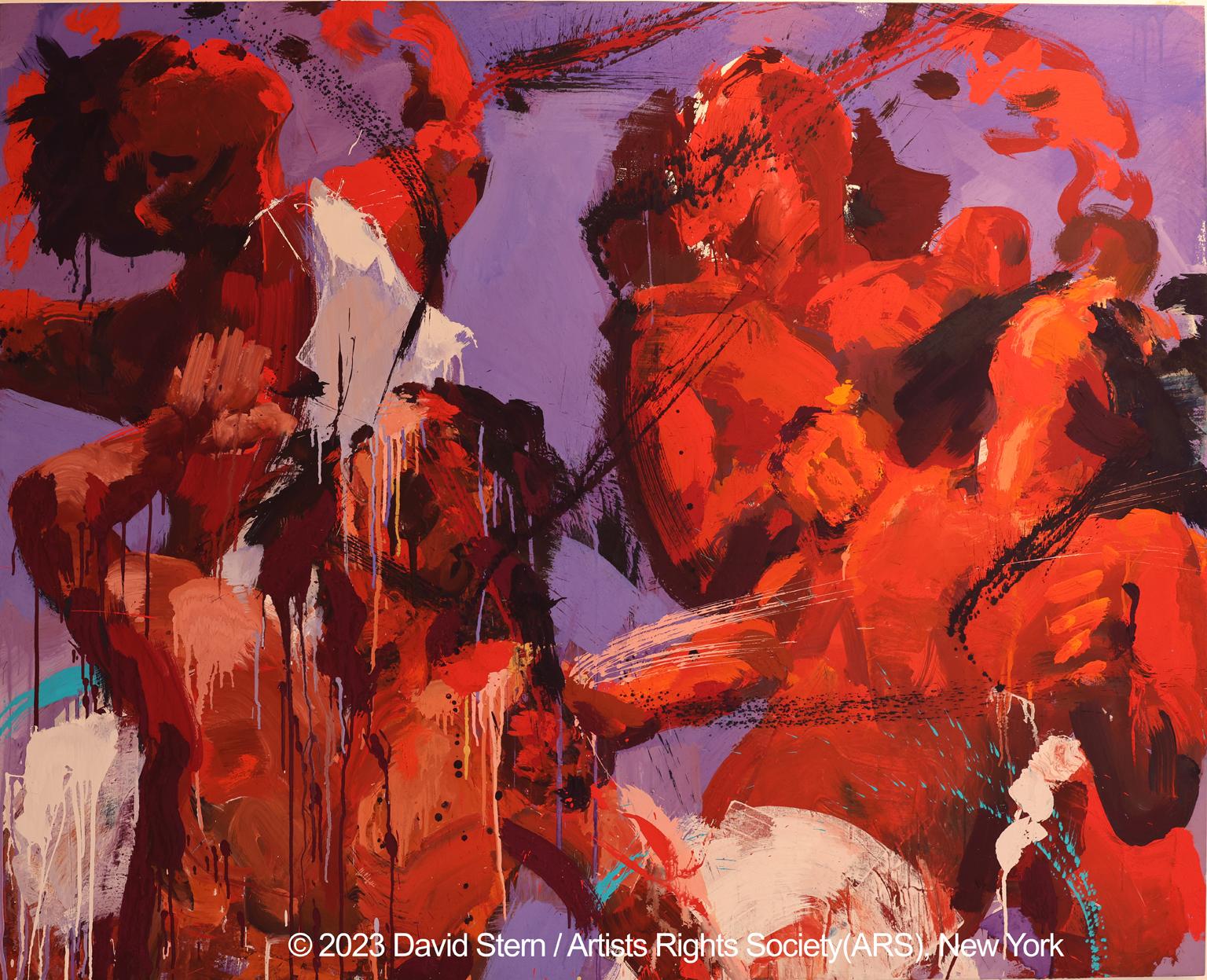 David Stern Abstract Painting - Saint Vitus Dance