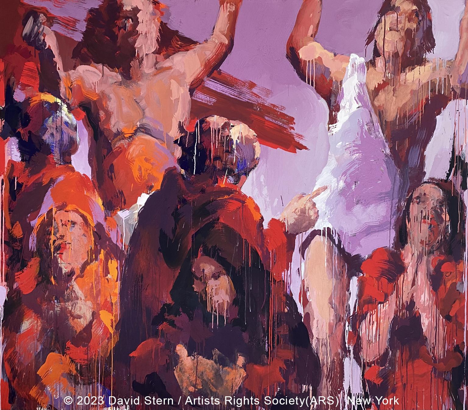 David Stern Abstract Painting – The Disciples