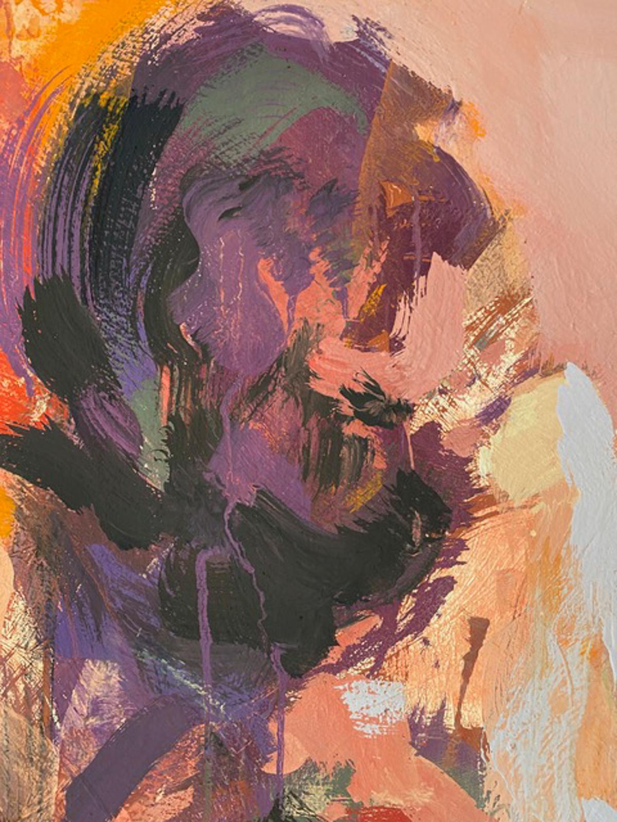 Donna, da sola - Painting di David Stern
