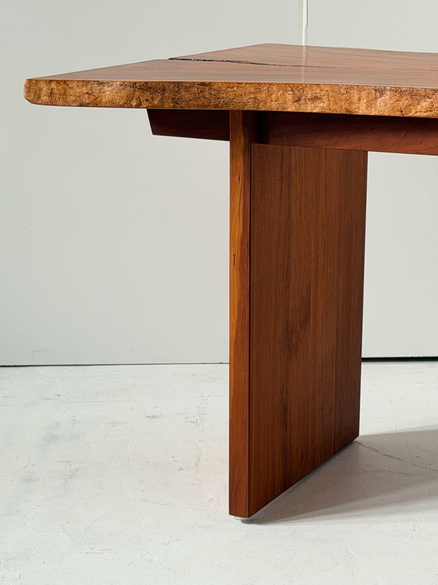 David Stone Live Edge Walnut Edge Desk 4