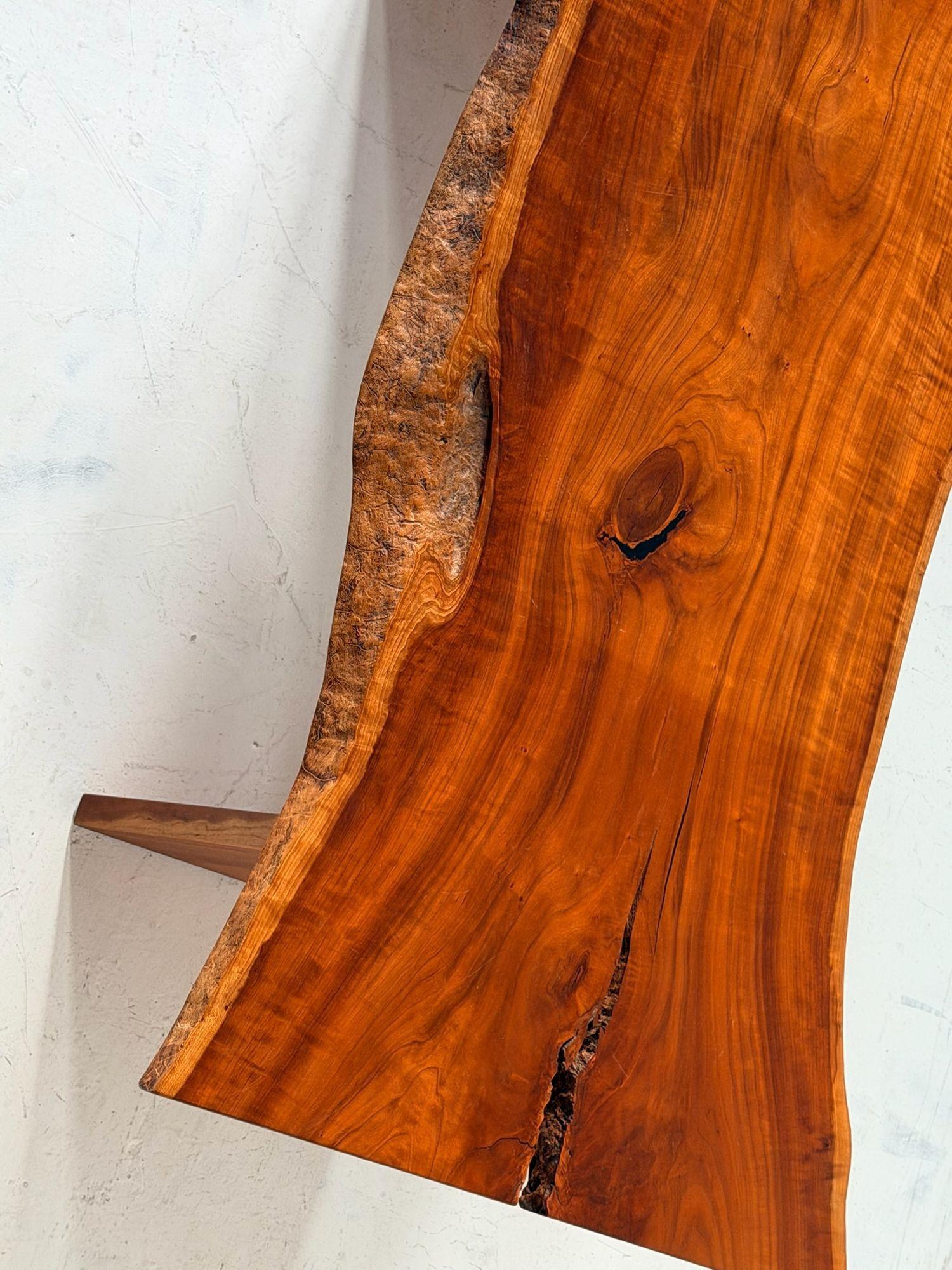 David Stone Live Edge Walnut Edge Desk 7