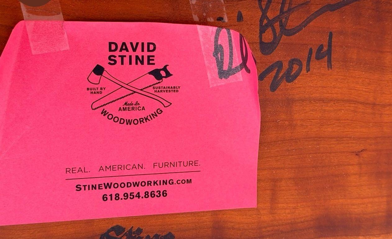 David Stone Live Edge Walnut Edge Desk 13