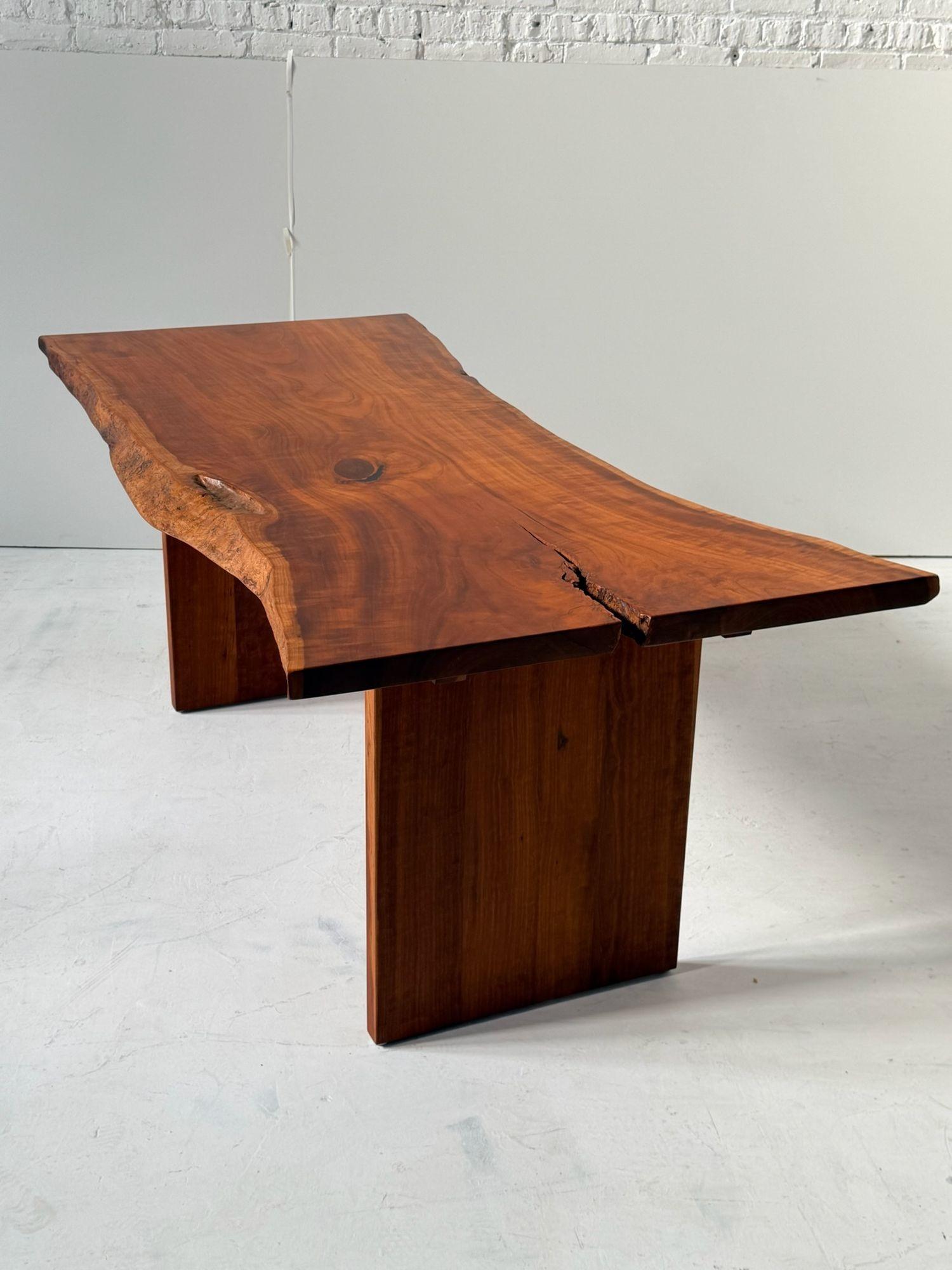 American David Stone Live Edge Walnut Edge Desk