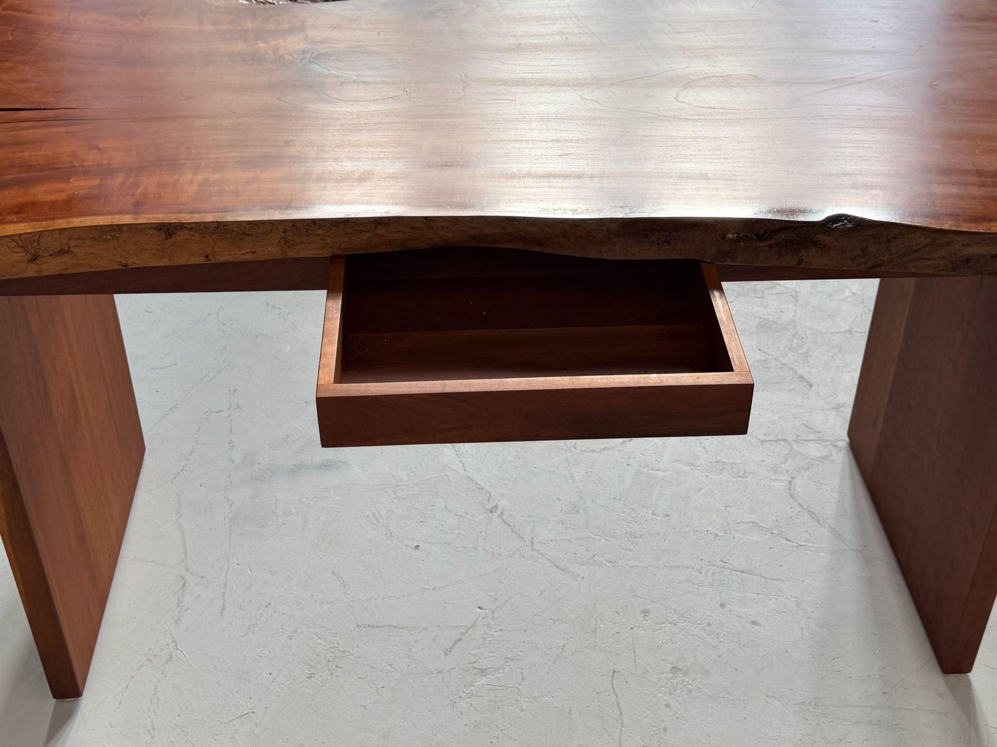 David Stone Live Edge Walnut Edge Desk 1