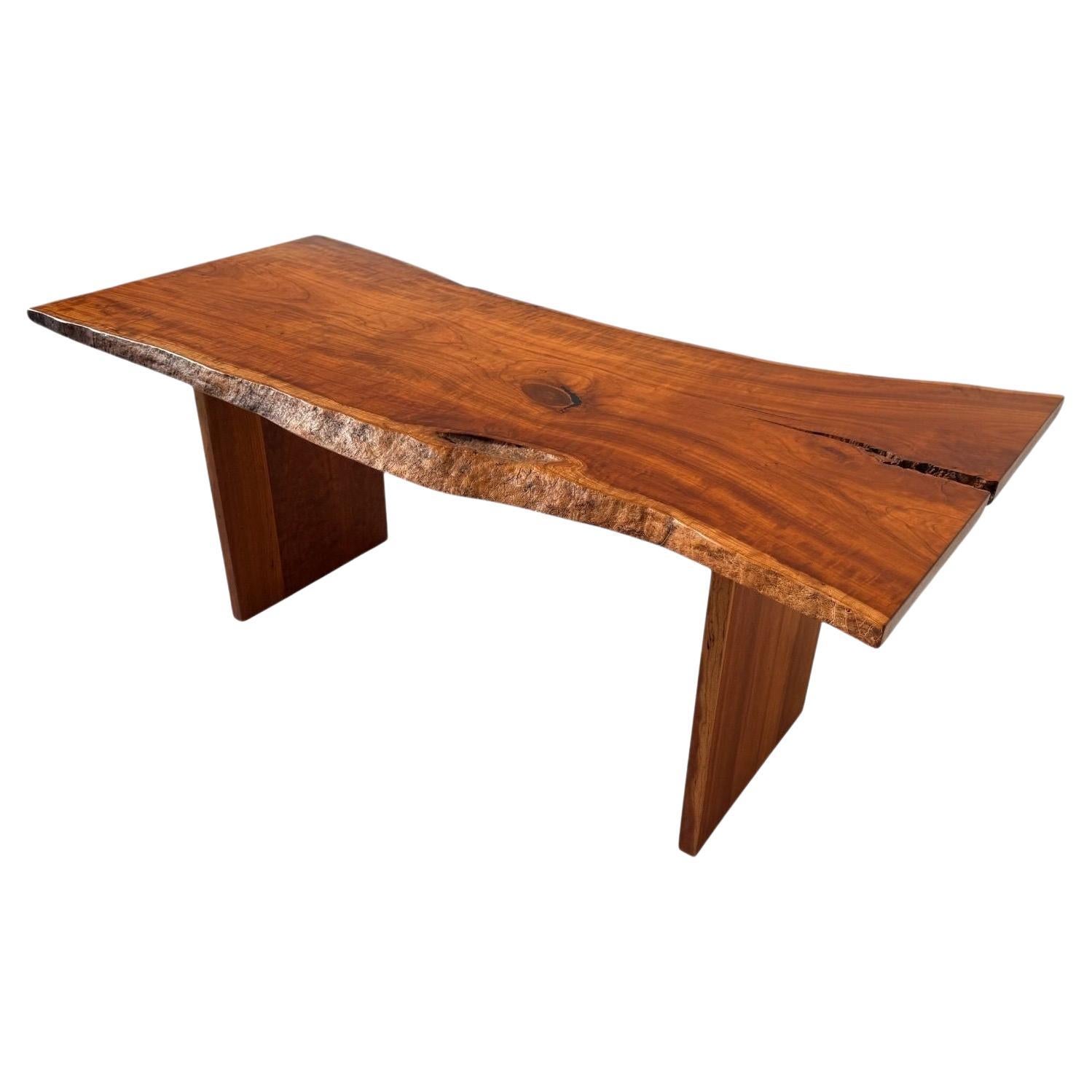 David Stone Live Edge Walnut Edge Desk
