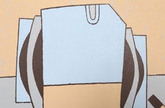 Bonix, Abstract Geometric Screenprint by David Storey