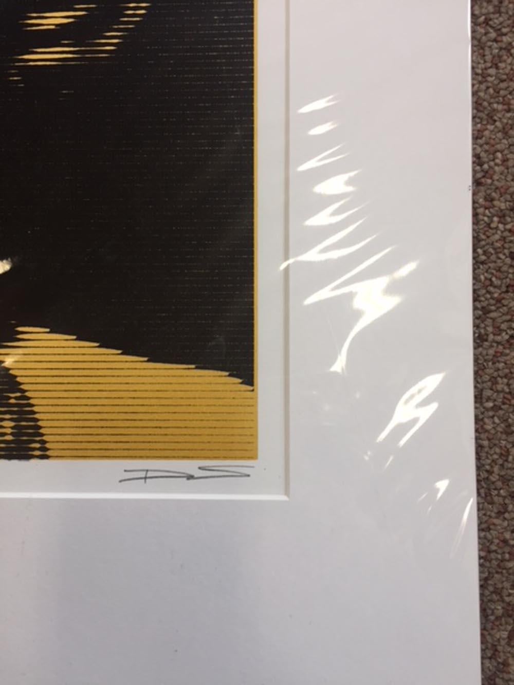 Gold Marylin Monroe, limited edition gold Screen print, David Studwell, Celebrit 3