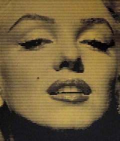 Gold Marylin Monroe, serigrafia in oro in edizione limitata