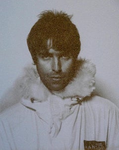Liam Gallagher-Blue , Liam Gallagher artwork, Celebrity Art