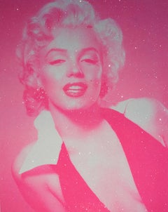 Marilyn Monroe - Candy Floss Pink, Marilyn Monroe artwork, Celebrity Art