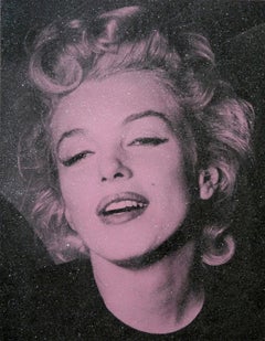 Marilyn Monroe-Magenta, Marilyn Monroe artwork, Celebrity Art