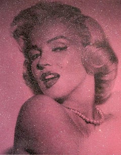 Marilyn Monroe-Pink, Marilyn Monroe artwork, Celebrity Art