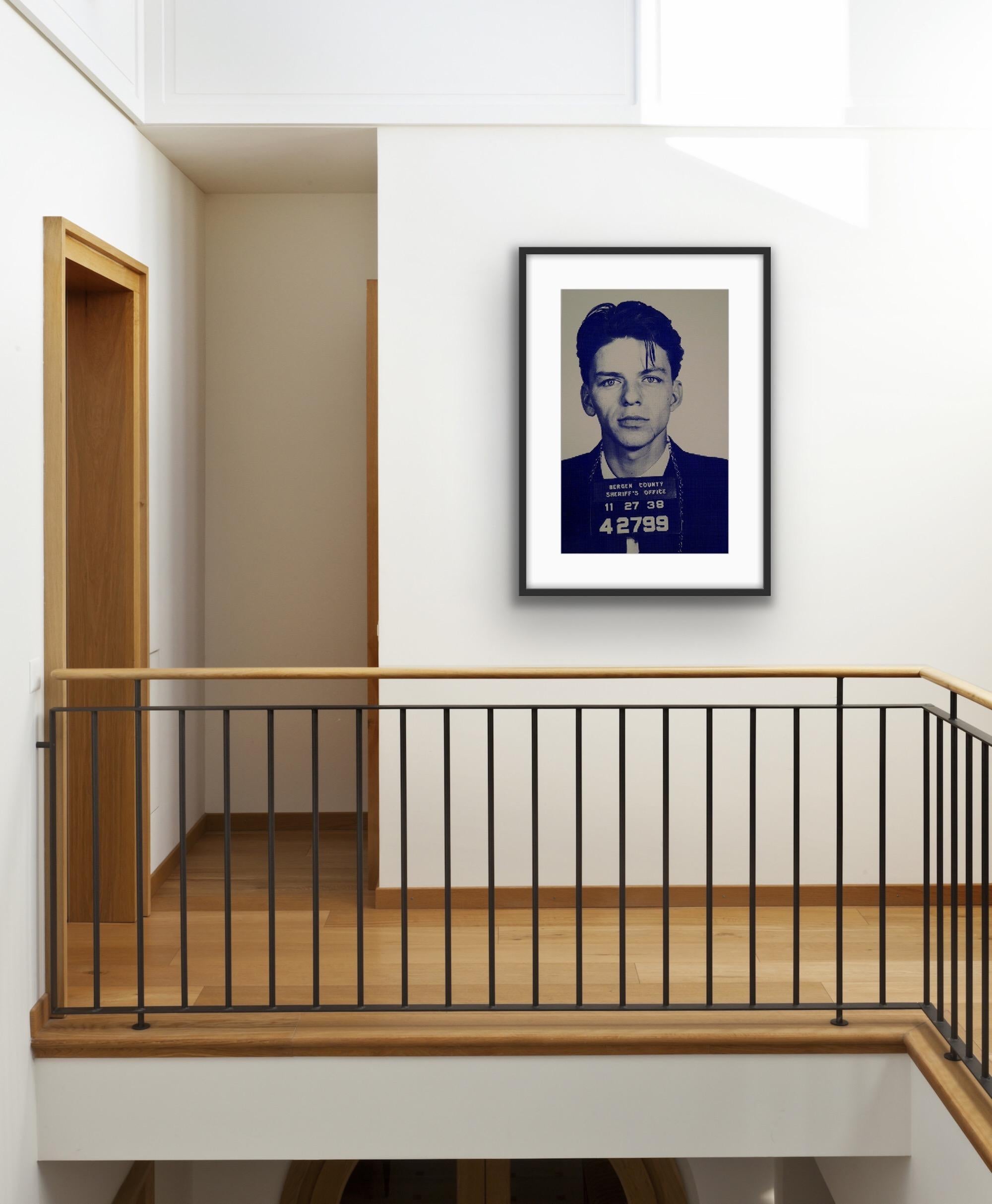 Frank Sinatra III, Siebdruckkunst, Celebrity Art, Stillleben (Grau), Portrait Print, von David Studwell