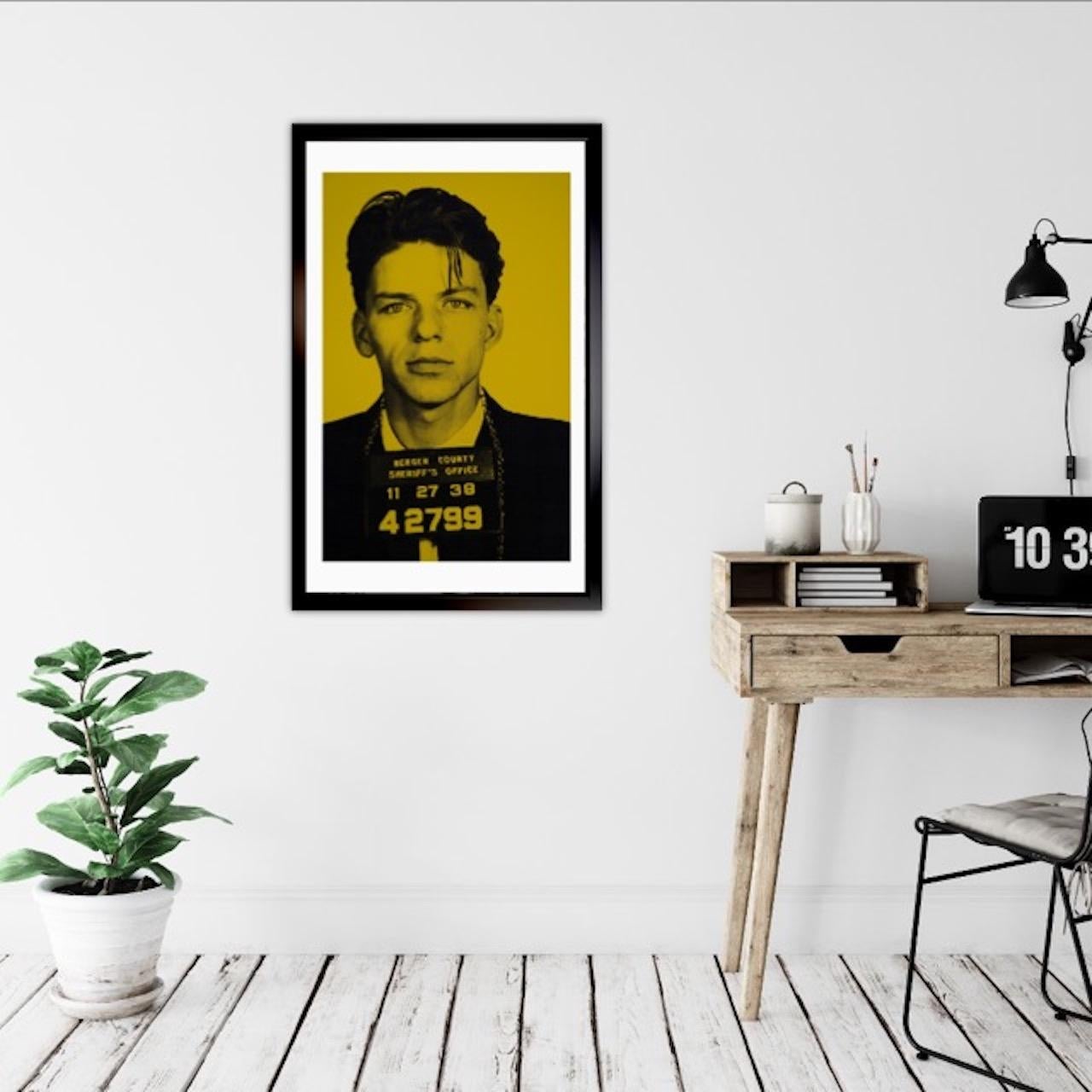 Frank Sinatra IV, Arte serigrafica, Arte delle celebrità, Arte gialla, David Studwell in vendita 3