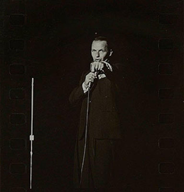 David Sutton Black and White Photograph - Frank Sinatra - Lookin' Good Tonight Las Vegas