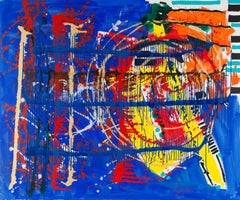 Vancouver from The Granville Bridge, 2018, Abstract Painting