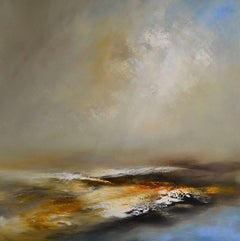 Iridescence original abstract landscape painting