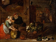 David Teniers 'Circle of', Tavern Scene with Characters