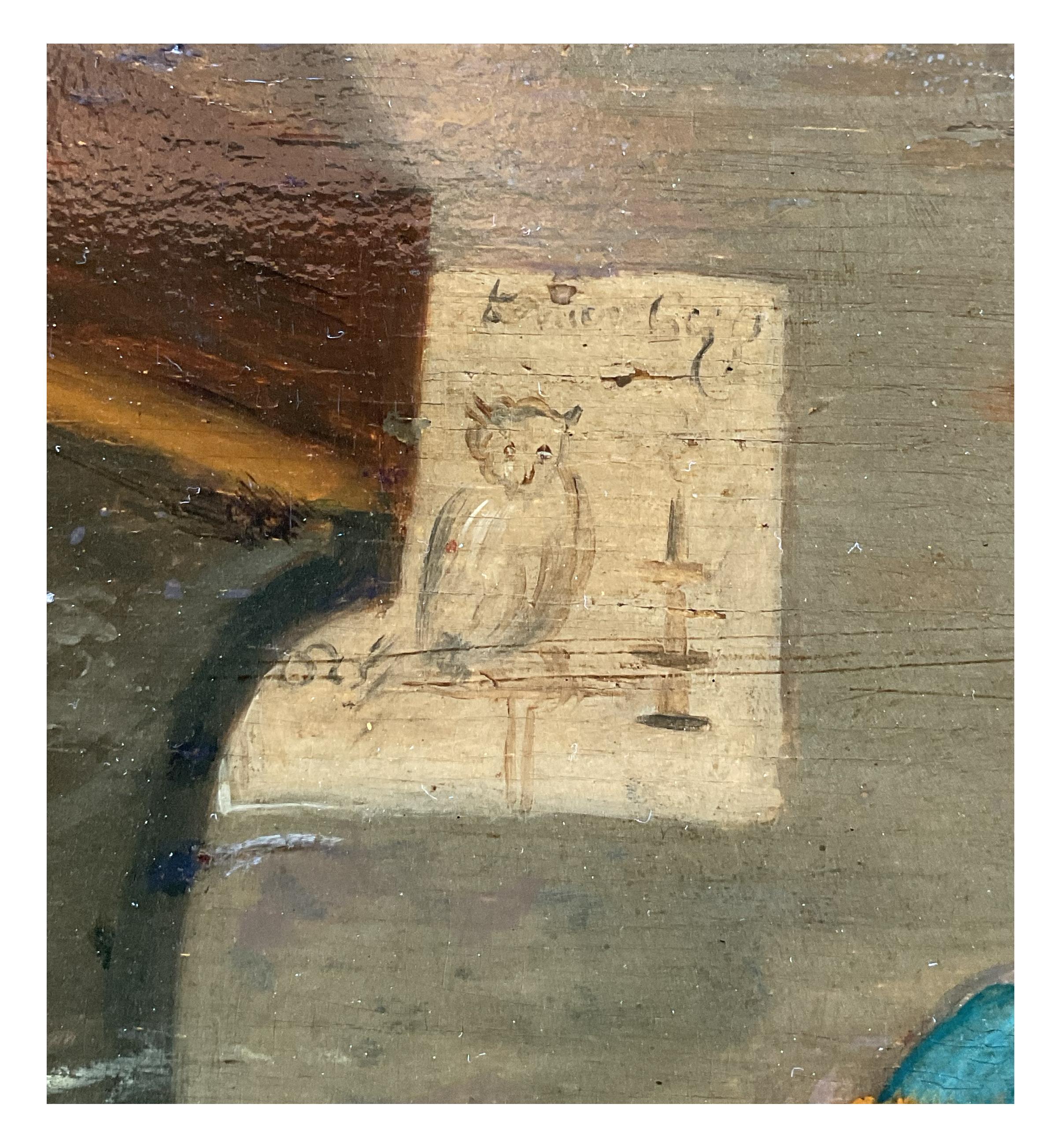 David Teniers the Younger (att.), The Alchemist, oil painting on panel For Sale 3