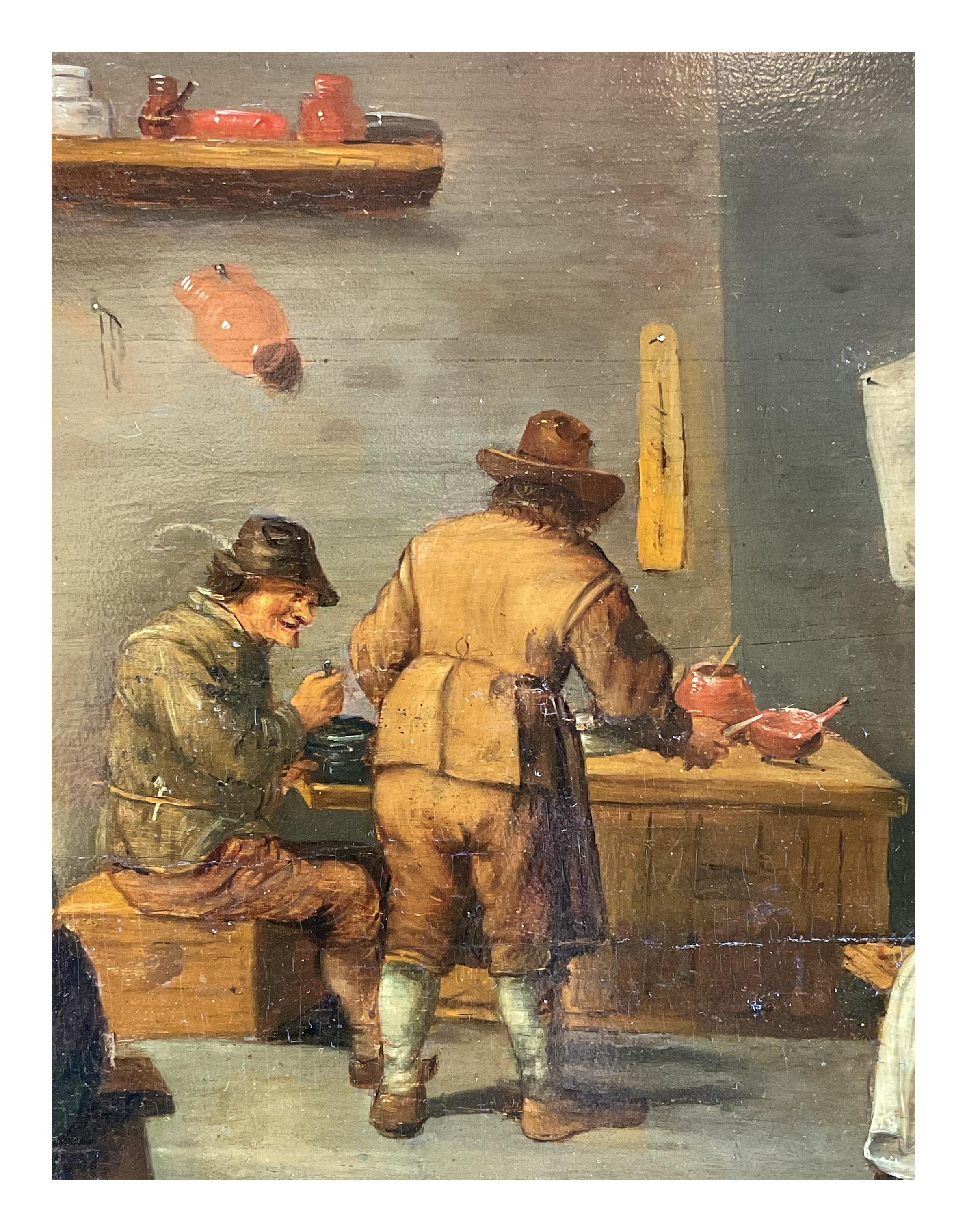 David Teniers the Younger (att.), The Alchemist, oil painting on panel For Sale 1