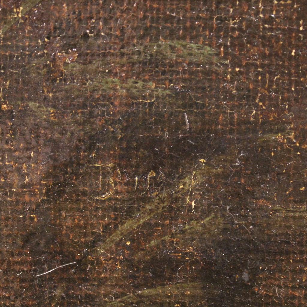 17. Jahrhundert Öl auf Leinwand Flämische Malerei Landschaft mit Figuren, 1640 im Angebot 1