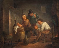David Teniers the Younger - 19th Century Oil, The Smokers