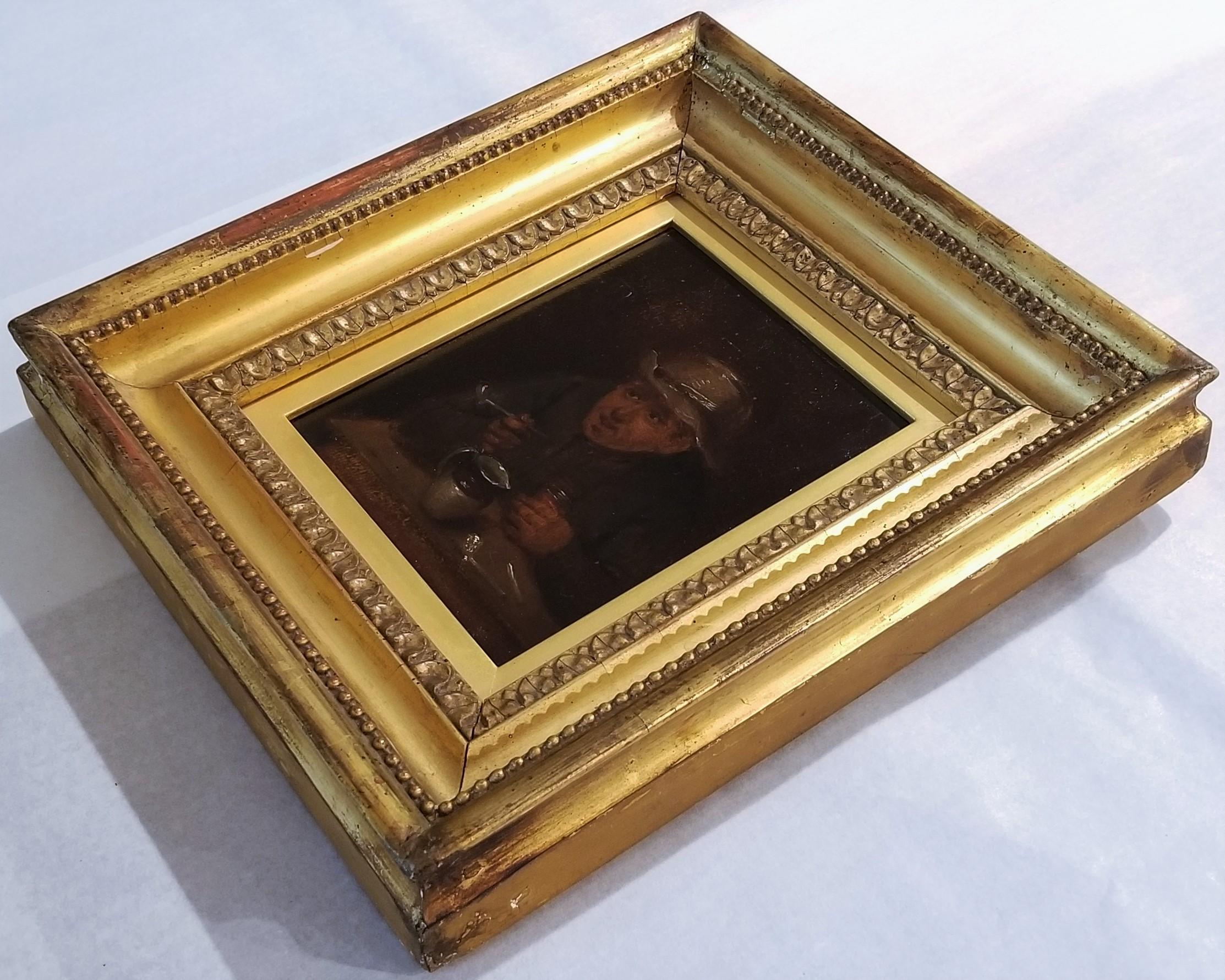 Homme dans une taverne fumant la pipe /// Old Masters Dutch David Teniers Portrait Face en vente 6