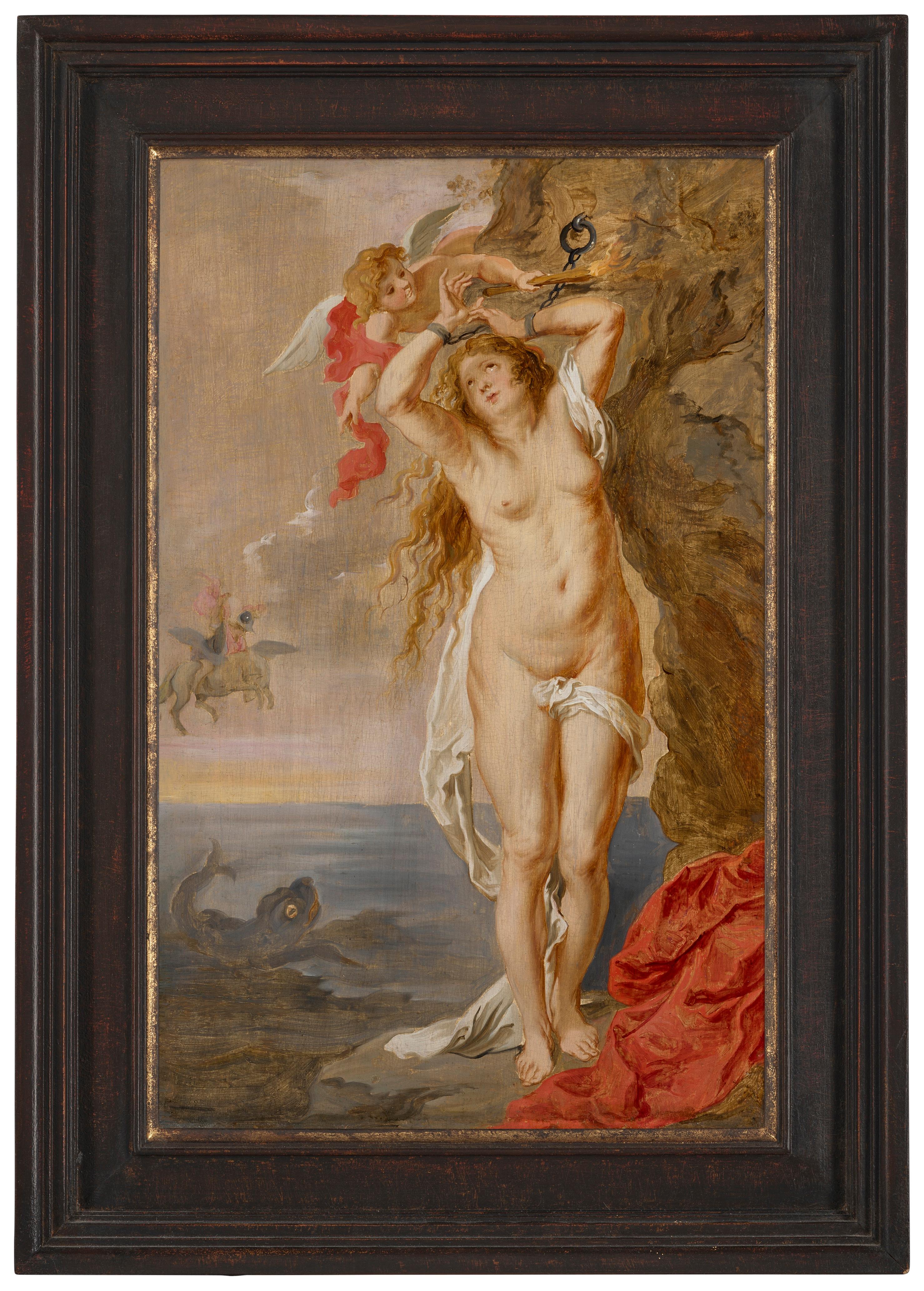 Perseus and Andromeda - Maîtres anciens Painting par David Teniers the Younger