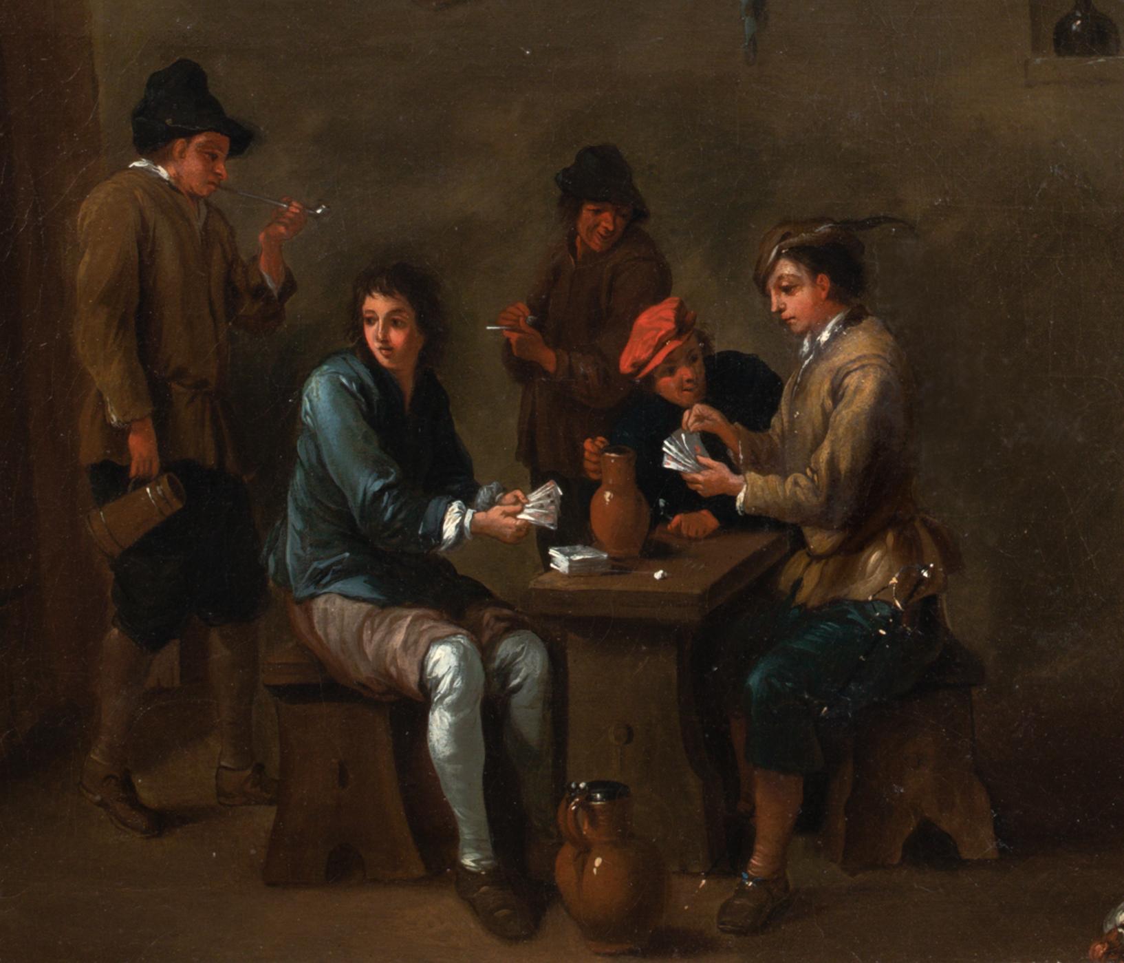 The Card Game, 17th Century  - David TENIERS (1610-1690) 4