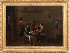 The Card Game, 17th Century - David TENIERS (1610-1690)