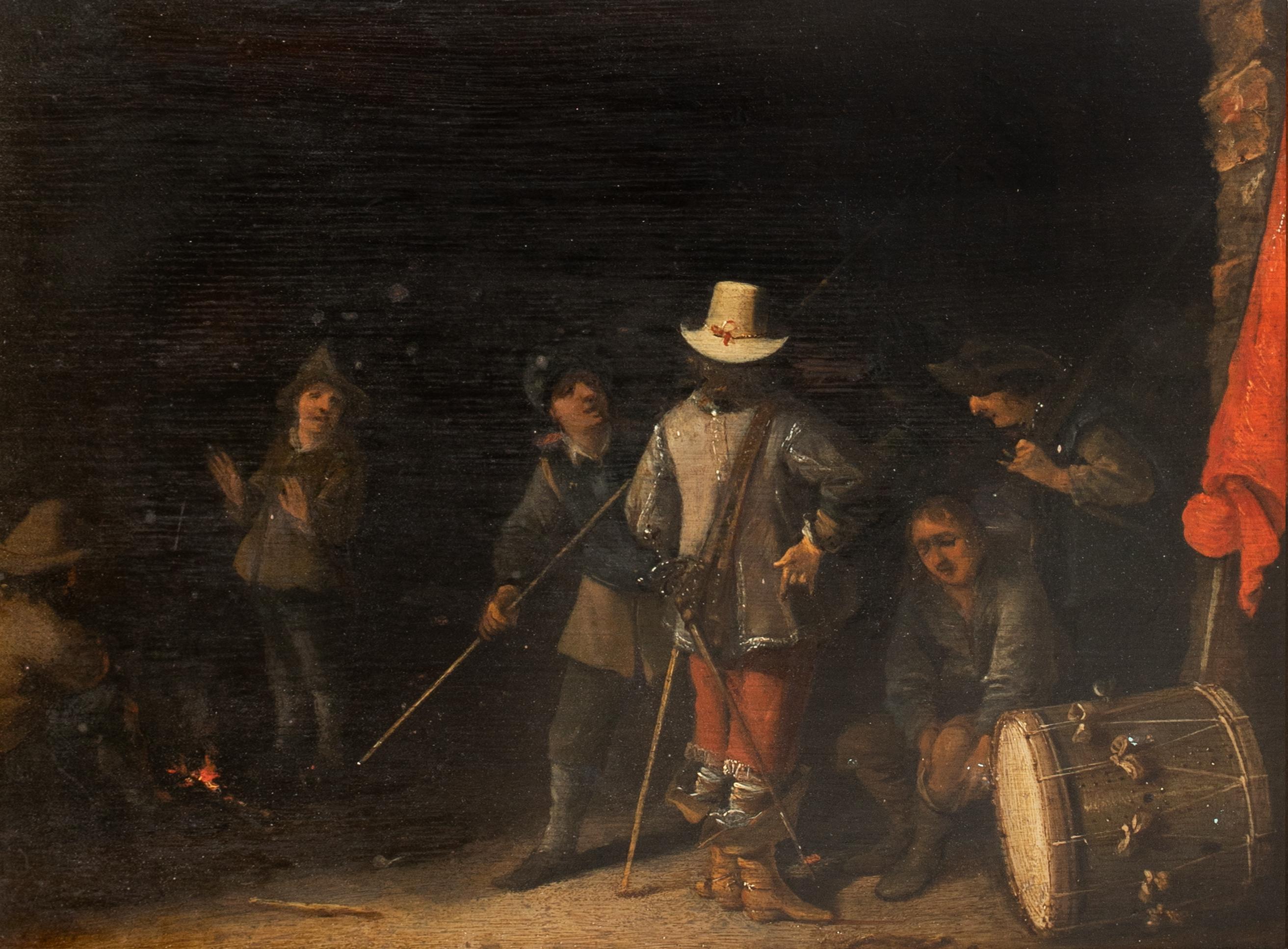 La Guardia de la Noche, siglo XVII

círculo de  DAVID TENIERS (1610-1690)

Interior holandés del siglo XVII de La ronda de noche, óleo sobre tabla. Escena de excelente calidad y estado del teniente Willem van Ruytenburch rodeado de soldados. La obra