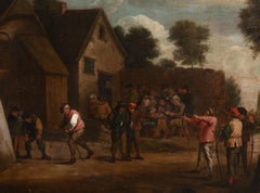 Torneo de Tiro con Arco de la Aldea, Escuela del Siglo XVII de David Teniers (1610-1690)