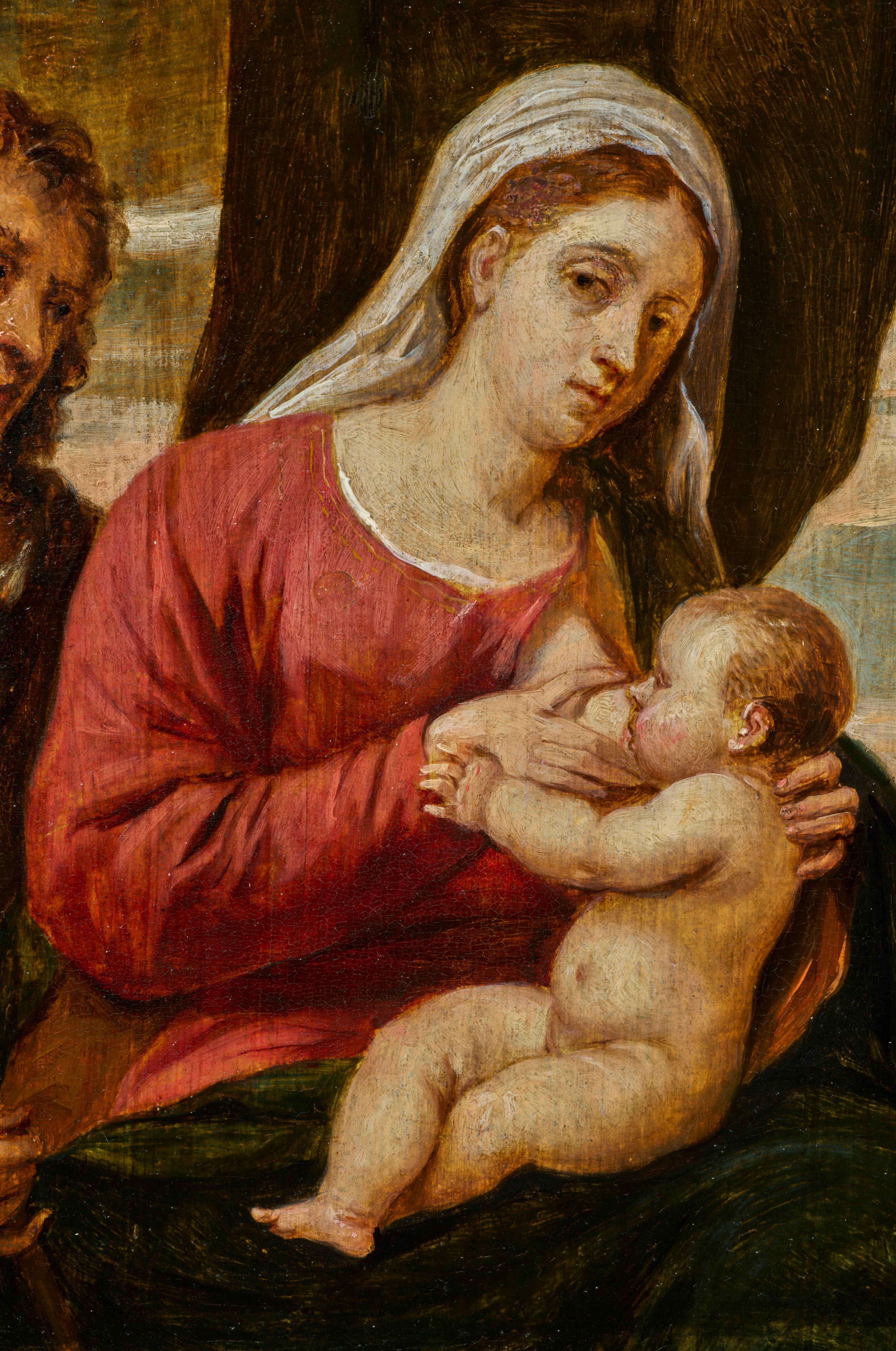 Virgin and Child, a paiting by David Teniers the Younger after Palma Vecchio For Sale 1