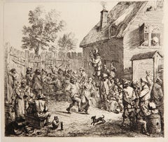 Danse Villageoise, Heliogravure de David Teniers le Jeune