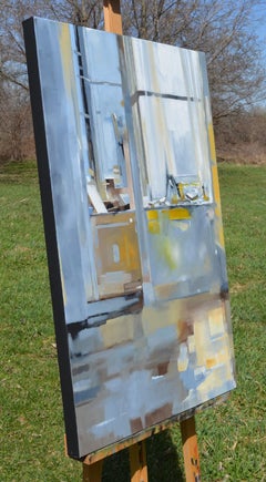 Back Window, Oil Painting