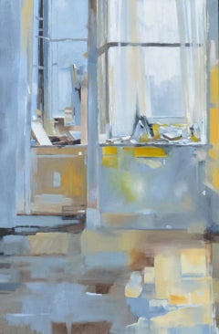 Ventana trasera, Pintura al óleo