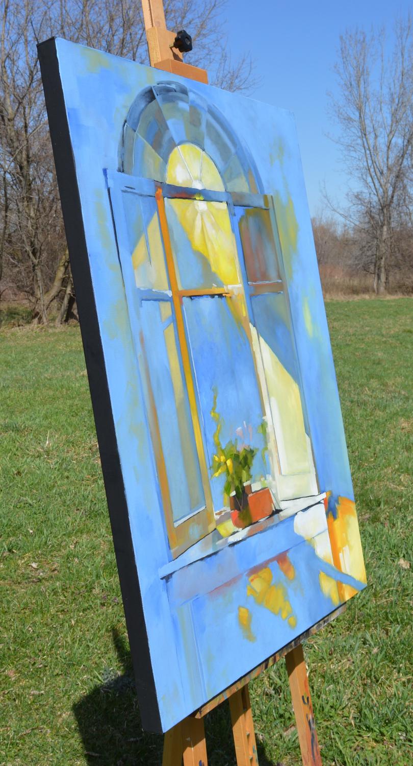 Equinozio, Pittura a olio - Painting di David Thelen