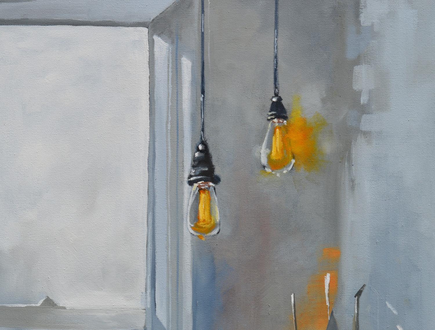 Incandescente, Pittura a olio - Painting Contemporaneo di David Thelen