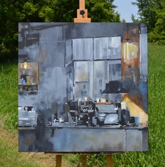 Night Light, Oil Painting