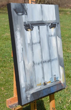 Rainy Sunday Morning, Oil Painting