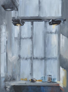 Rainy Sunday Morning, Oil Painting