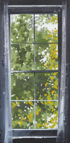 Window Box, Oil Painting