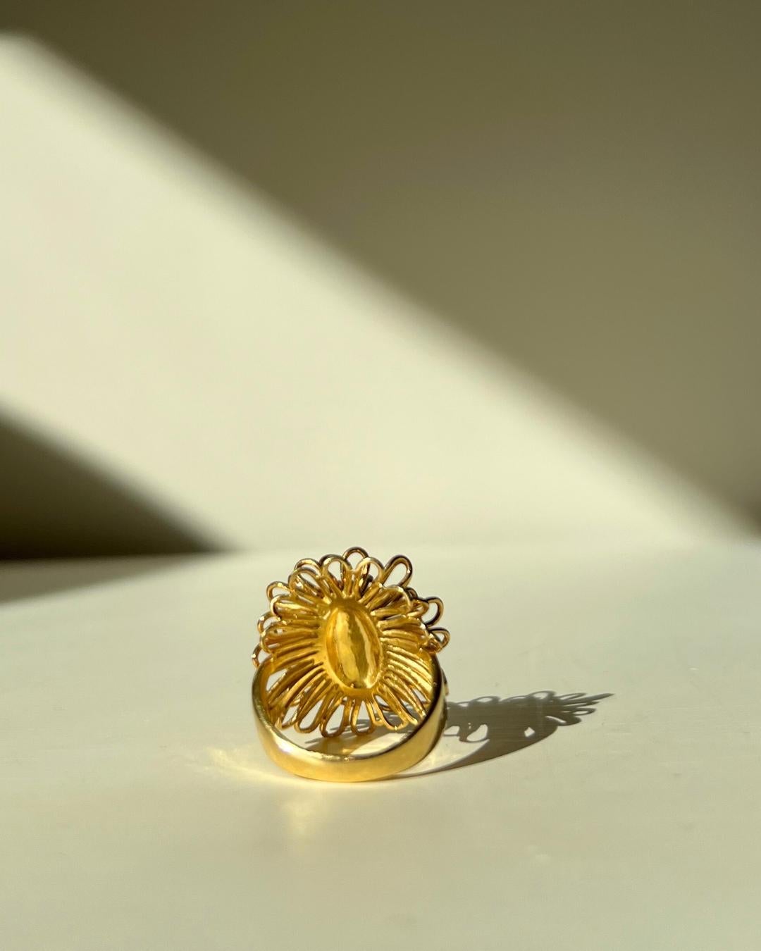 Anello con diamanti e oro 18 carati di David Thomas, 1973 ca. in vendita 3